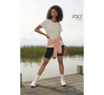 TEE-SHIRT COTON BIO FEMME CRUSADER 03581 - SOL'S