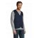 GILET ÉTÉ UNISEXE WALLACE MARINE + BRODERIE CŒUR BLANCHE sans fond