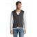 GILET ÉTÉ UNISEXE WALLACE MARINE + BRODERIE CŒUR BLANCHE sans fond