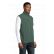 SOFTSHELL SANS MANCHES FALCON VERT + BRODERIE CŒUR BLANCHE SANS FOND
