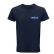 TEE-SHIRT CRUSADER MEN BLEU + TRANSFERT CŒUR BLANC