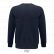 SWEAT-SHIRT COL ROND COMET BLEU + BRODERIE CŒUR BLANCHE
