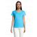 TEE-SHIRT CRUSADER WOMEN BLEU + TRANSFERT CŒUR BLANC