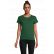 TEE-SHIRT CRUSADER WOMEN VERT + TRANSFERT CŒUR BLANC sans fond