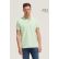 POLO PLANET MEN VERT + BRODERIE CŒUR BLANCHE sans fond