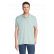 POLO PLANET MEN VERT + BRODERIE CŒUR BLANCHE sans fond