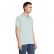 POLO PLANET MEN VERT + BRODERIE CŒUR BLANCHE sans fond
