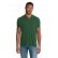 POLO PLANET MEN VERT + BRODERIE CŒUR BLANCHE sans fond