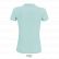 POLO PLANET WOMEN VERT + BRODERIE CŒUR BLANCHE sans fond