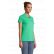 POLO PLANET WOMEN VERT + BRODERIE CŒUR BLANCHE sans fond