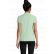 POLO PLANET WOMEN VERT + BRODERIE CŒUR BLANCHE sans fond