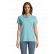 POLO PLANET WOMEN VERT + BRODERIE CŒUR BLANCHE sans fond