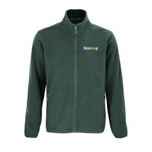 VESTE MICROPOLAIRE FACTOR VERT + BRODERIE CŒUR BLANCHE...