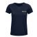 TEE-SHIRT CRUSADER WOMEN BLEU + TRANSFERT CŒUR BLANC