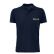 POLO PLANET MEN BLEU + BRODERIE CŒUR BLANCHE
