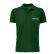 POLO PLANET MEN VERT + BRODERIE CŒUR BLANCHE sans fond