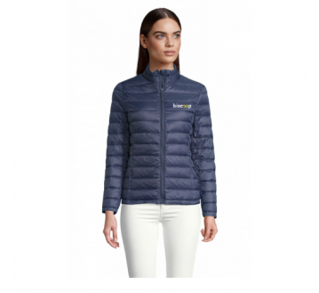 DOUDOUNE WILSON FEMME AVEC MANCHES + BRODERIE CŒUR 3 couleurs sans fond