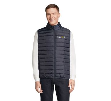 Doudoune sans manches homme STREAM BW 04020 + Broderie Coeur