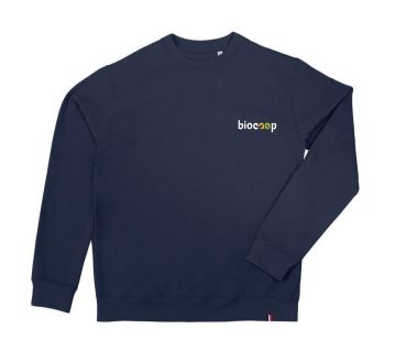 ATF ALIX SWEAT UNISEXE MARINE + BRODERIE CŒUR